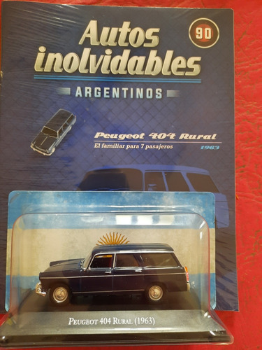 Autos Inolvidables Argentinos N90 Peugeot 404 Rural