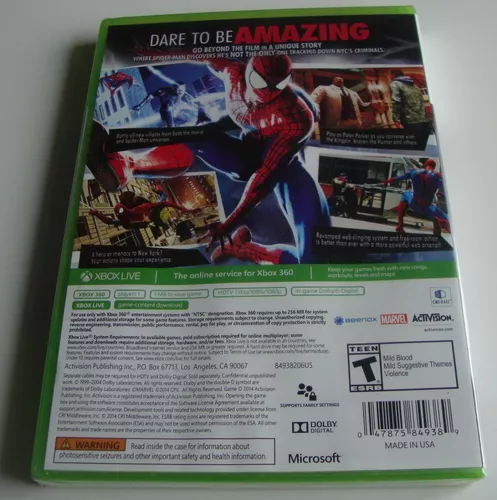 Jogo The Amazing Spider Man 2 Xbox 360 Activision com o Melhor