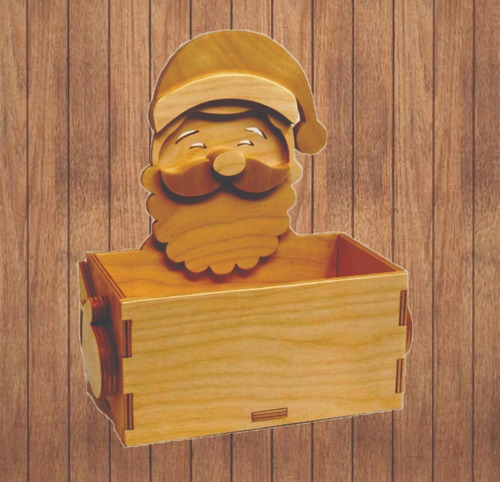 Archivos Navideños Navidad Corte Láser Caja Santa Claus