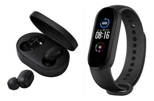 Reloj Xiaomi Smartwatch Mi Band 5 + Auriculares Airdots