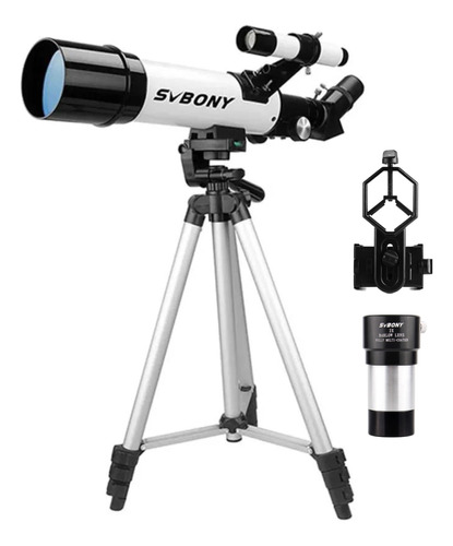 Telescópio Luneta Astronômico Refrator 60mm Sv501p Barlow 2x