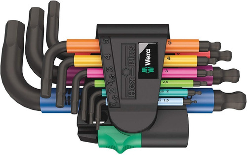 Wera Juego Llaves Allen Hex-plus Multicolor Hexagonales Sm