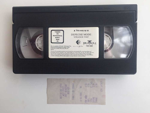 Imagem 5 de 7 de Depeche Mode Strange Too Fita Vídeo Cassete Vhs Importada Uk