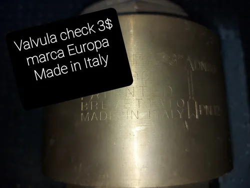 Valvula Check 3 Y 4 Con Cesta