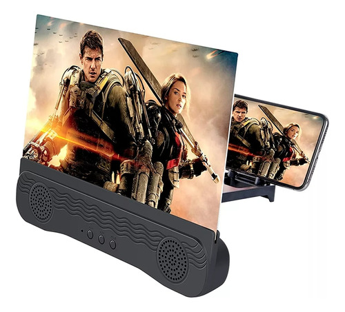 Lupa Amplificador Pantalla Celular Sonido Bluetooth Parlante