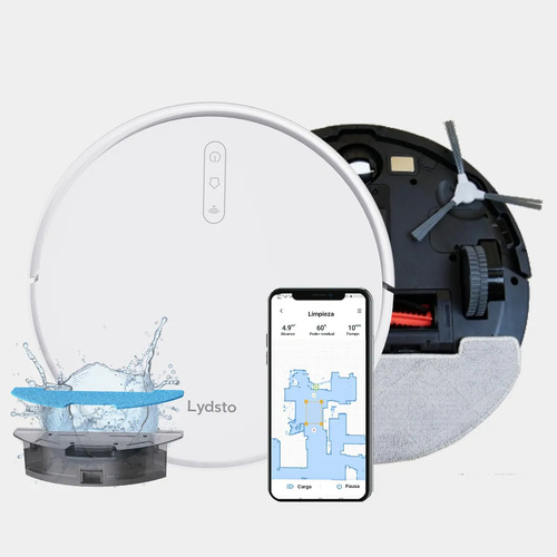 Robô Aspirador De Pó Lydsto G1 Limpeza Automática 4000pa Compatível Com Mi Home Bivolt