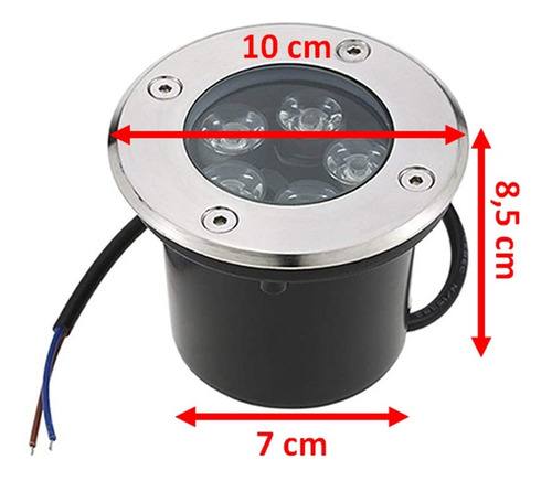 Foco Embutido Led Piso 5w Foco Embutido Foco Piso 5w