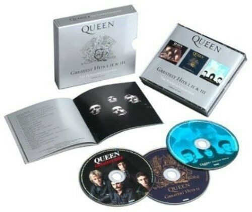 The Best Of Queen Cd Triple Greatest Hits 1,2,3 Box Set Usa