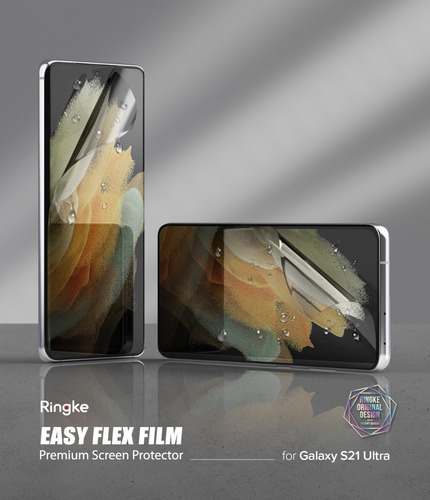 Imagen 8 de 10 de Film Easy Flex S21 Ultra Samsung Galaxy Ringke Pack X2