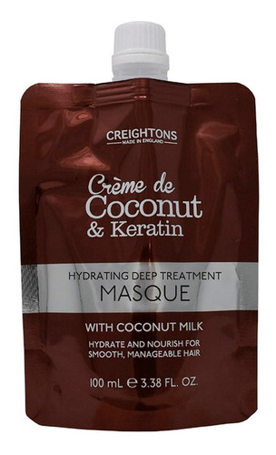 Creightons Mascara Capilar Coconut Keratin 100 Ml