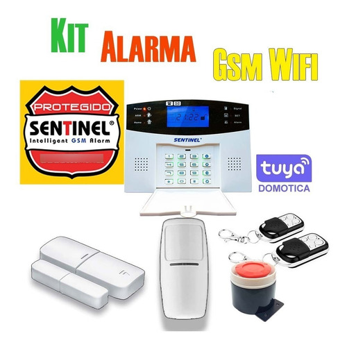 Imagen 2 de 5 de Alarma Para El Hogar Y Empresa 99zonas Gsm-wifi-tuya Gwt-555