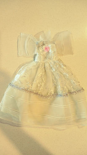 Vestido De Novia . Para Muñeca Barbie 