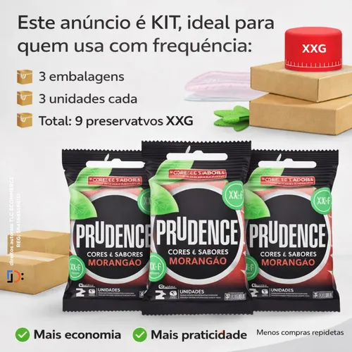 Preservativo Extra Grande 58mm Xxg Camisinha 9 Un | MercadoLivre
