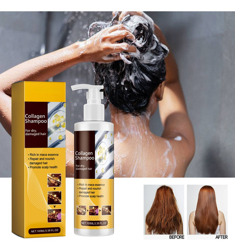 Shampoo De Cabelo Atado De 100ml Hidrata E Nutre O Cabelo