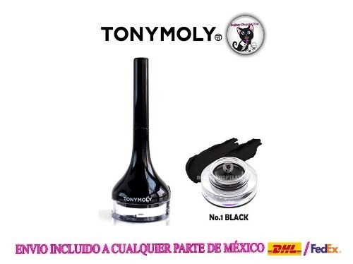 Delineador en gel Tonymoly color negro