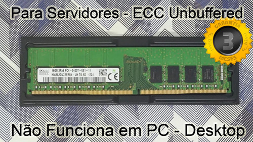 Memoria Hynix 16gb Pc4-2400t Ecc-u Para Server Dell Hp Ibm (Usado)