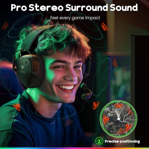 Pack Auriculares 3d Inalmbricos Para Gaming Bluetooth 5.4