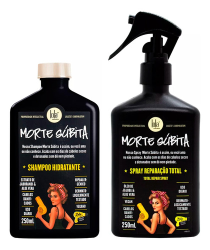 Lola Morte Súbita Kit Shampoo + Spray Reparacion Total 250