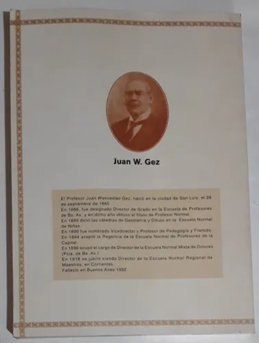 Historia De La Provincia De San Luis Juan W. Gez (Usado)