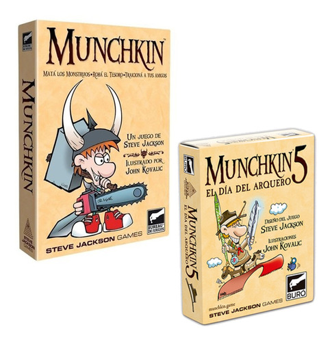 Munchkin Base + Expansion Munchkin 5 Bureau De Juegos