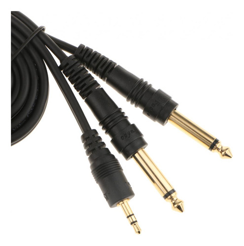 2 Unidades De Adaptador De 3,5 Mm Para Duplo De 6,5 Mm Macho