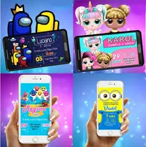 Comprar Invitacion Personalizada Cumpleaños 