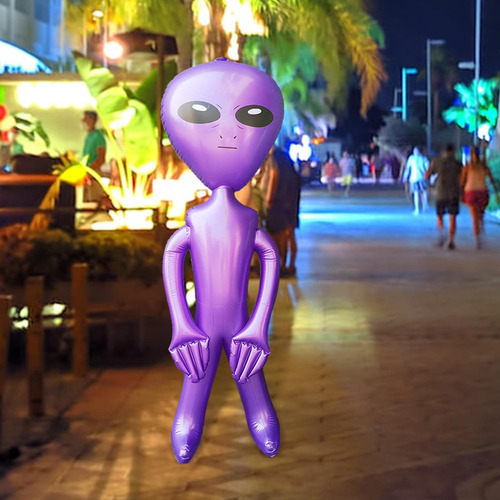 2025 Inflable Alien Inflar Juguetes Alienígenas Púrpura L