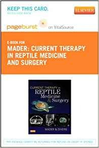 Current Therapy In Reptile Medicine And Surgery  Elsevier Eb