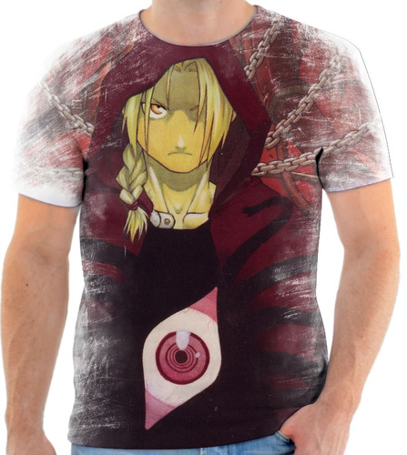 Camisa Camiseta Personalizada Anime Fullmetal Alchimist 3.