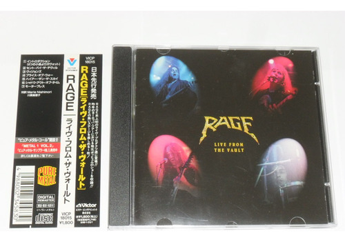 Cd Rage - Live From The Vault 1997 (japonês Exclusivo + Obi)