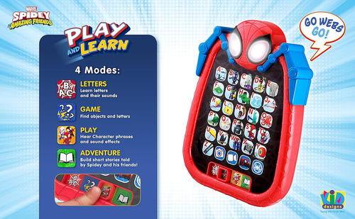 Ekids Spidey And His Amazing Friends - Tableta Infantil Para