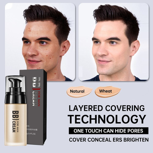 Base De Maquillaje De Larga Duración Para Hombres Bb Cream