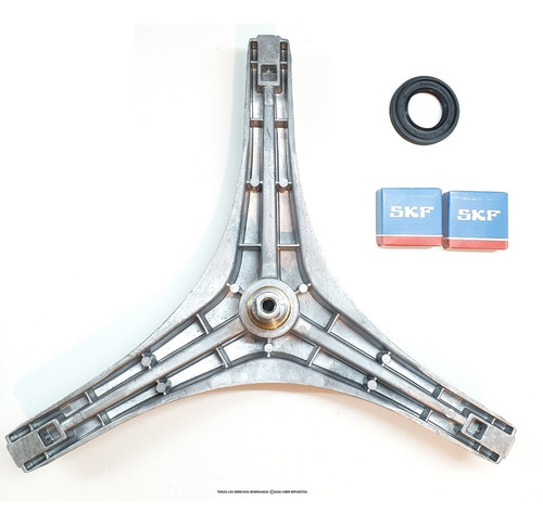 Kit Soporte Tambor Lavarropas Patrick Lpk06e10 Punta Conica