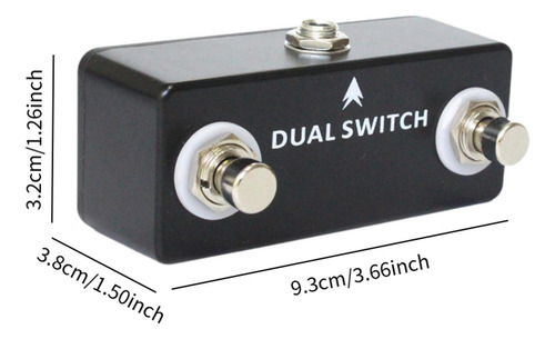 Switch De Doble Pie Pedal Interruptor Conveniente Para Usar