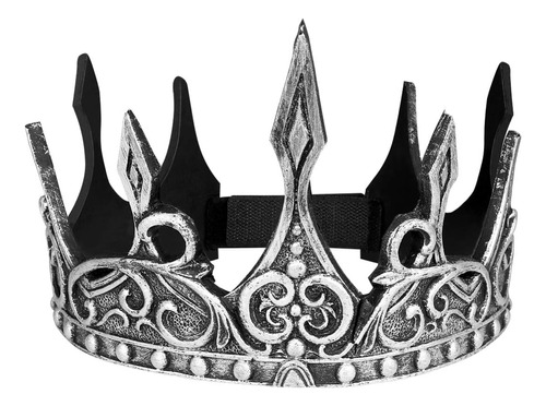 King Crown Antique Royal Tiara Crown Pu Corona Medieval Para