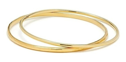 Imagen 3 de 4 de Pulsera Hombre Mujer Oro 18k Esclavas Pulseras Selladas Gtia