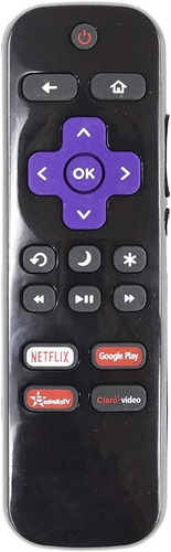 Control Remoto Rok U Smart Tv Para Sanyo Netflix Google