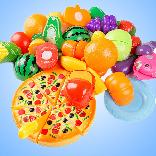 Juego De 24 Juguetes Para Cortar Alimentos, Frutas, Verduras