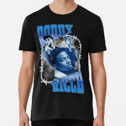 Remera Gráfico De Roddy Ricch Algodon Premium