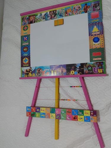 Tablero Pizarra Acrílico Niños Borrable Didáctico 70x105 Cm