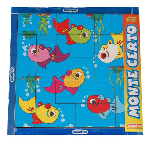 Imagem 3 de 6 de Quebra Cabeça De Peixinhos Brinquedo Educativo À Vista
