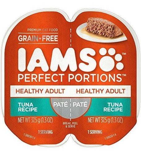 Porciones Iams Perfect Grano Adulto Gratuito Wet Cat Food Re