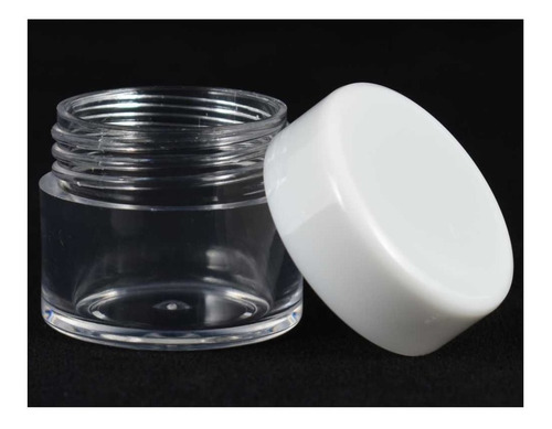 20 Envase Pote Frasco 10 Ml 0.32 Oz Cristal Plástico