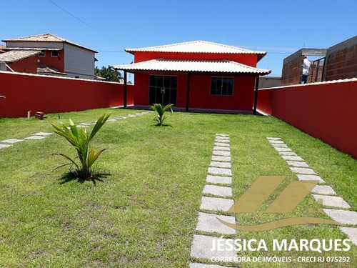 Imagem 2 de 13 de Jc-037-2 Casa 2 Quartos, Área Gourmet E Piscina Em Unamar-cf