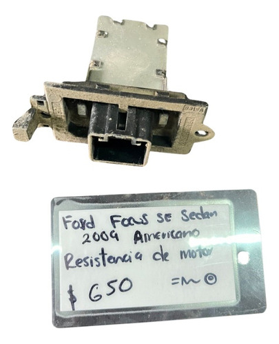 Resistencia Aire Ford Focus Se Sedan 2009 Americano