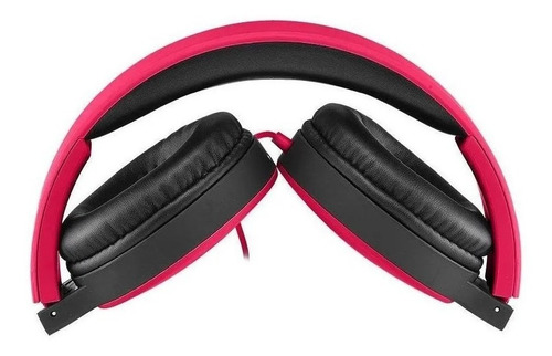 Imagem 5 de 5 de Headphone Dobrável New Fun P2 Multilaser Fone Vermelho Ph270