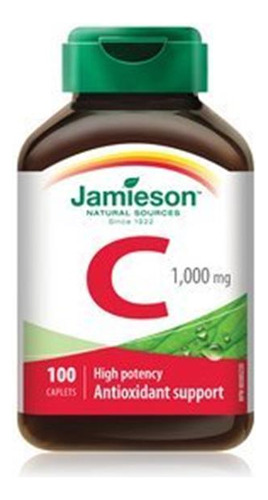 Jamieson Vitamina C 1000mg Antioxidante 100 Tabletas