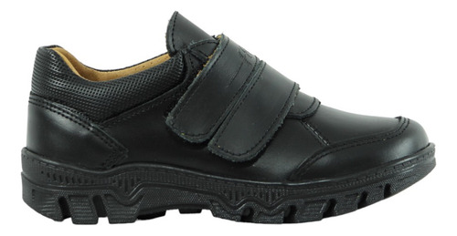 Zapatos Niño Escolar Piel Vestir Oxford Velcro Casual Cómodo