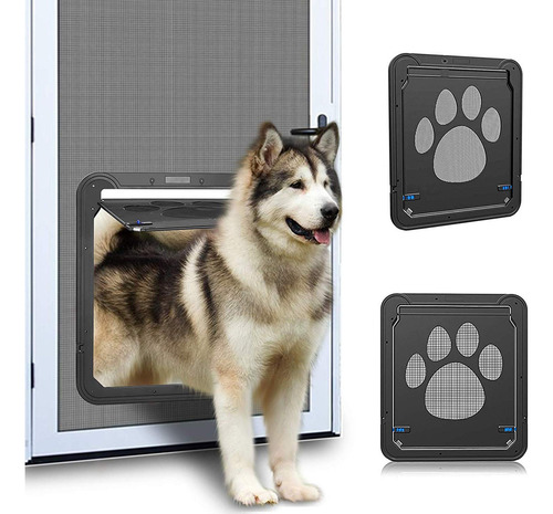 Puerta Mosquitera Magnética Para Mascotas, Con Cierre Para M
