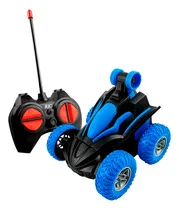 Comprar Auto A Control Remoto Batería Recargable Giro 360º Piruetas Color Azul